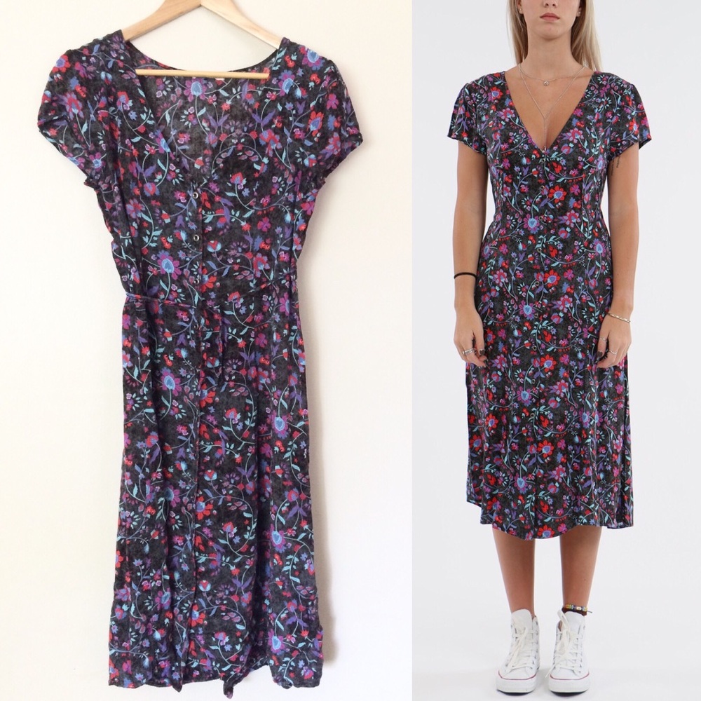 Floral midi dress
